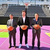 Doncic al Foro Italico, canestri sul Centrale per la stella Nba
