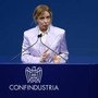 Meloni cita Virgilio all'assemblea di Confindustria: "Così si sale alle stelle"
