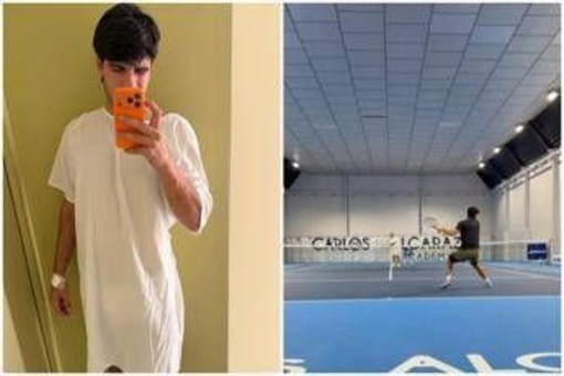 Alcaraz tra allenamento e... ospedale: lo spagnolo avvicina il rientro?