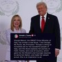 Trump, nuovo elogio a Meloni: &quot;Ispirazione per tutti&quot;. La premier: &quot;Molto gentile, amico mio&quot;