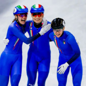 Oro Italia in staffetta mista di short track, 12^ medaglia per Arianna Fontana