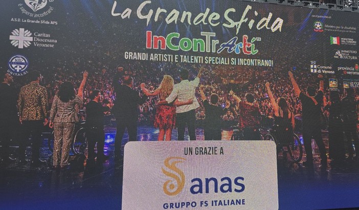 Anas premiata all’Arena di Verona per un Giubileo senza barriere Anas premiata all’Arena di Verona per un Giubileo senza barriere