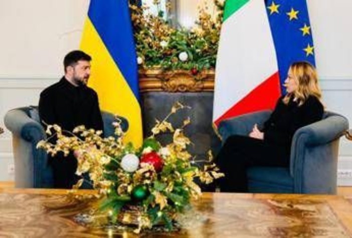 Zelensky dal Papa e poi da Meloni: &quot;Conto sul sostegno dell'Italia&quot;. E annuncia: &quot;Pronto alle elezioni&quot;