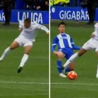 Follia Mbappé, entrata killer ed espulsione in Alaves-Real Madrid - Video