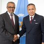 Ghribi incontra il Direttore Generale OMS, focus sulle sfide della salute globale Ghribi incontra il Direttore Generale OMS, focus sulle sfide della salute globale