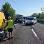Incidente in A13, furgone tampona autocisterna: un morto e autostrada in tilt