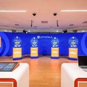 Lotto, inaugurazione della nuova sala estrazionale di Milano Lotto, inaugurazione della nuova sala estrazionale di Milano
