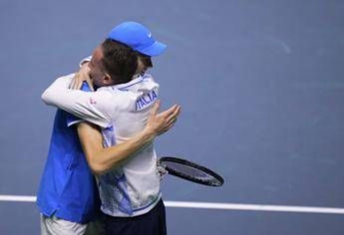 Volandri: "Sinner ci ha fatto i complimenti per la Davis". Poi 'svela' il consiglio di Jannik Volandri: "Sinner ci ha fatto i complimenti per la Davis". Poi 'svela' il consiglio di Jannik