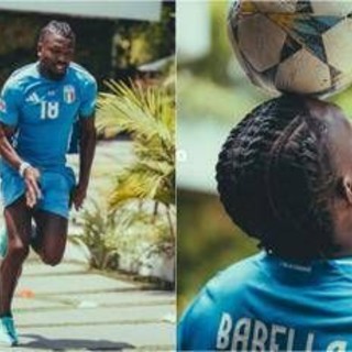 Inter, Thuram torna ad allenarsi con la maglia... dell'Italia