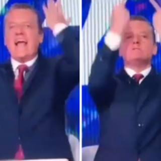 Baracchini sospeso dalla conduzione dopo il gesto in diretta, direttore RaiNews: "Tuteliamo la testata"