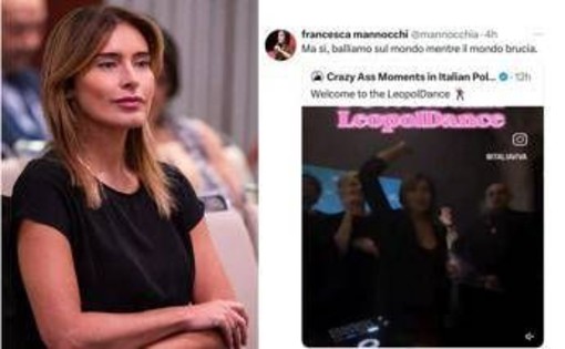 Boschi-Mannocchi, scontro social sulla Leopolda: &quot;Attacchi chi balla proprio il 7 ottobre? Che caduta di stile&quot;