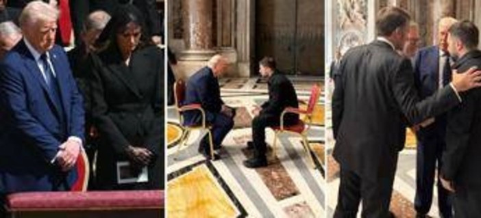 Trump, missione compiuta a Roma: funerali del Papa e incontro con Zelensky