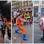 One Piece, Goku e i supereroi: anche i cosplayer scendono in piazza in Francia One Piece, Goku e i supereroi: anche i cosplayer scendono in piazza in Francia