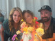 Claudia Gerini e Federico Zampaglione di nuovo insieme per il compleanno della figlia: la dedica