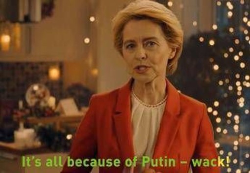 "Tutta colpa di Putin", lo spot della tv russa sfotte l'Europa