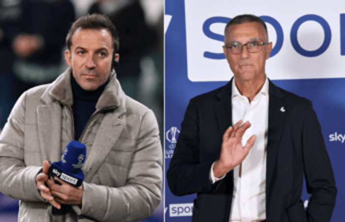 Del Piero-Bergomi, scontro in tv sull'Inter: "Rispetta il mio pensiero e non urlare" Del Piero-Bergomi, scontro in tv sull'Inter: "Rispetta il mio pensiero e non urlare"