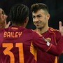 Europa League, Roma-Midtjylland 2-1: grande festa all'Olimpico