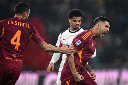 Roma-Milan 1-1, Pellegrini risponde a De Winter