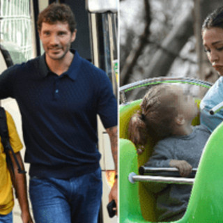 Stefano De Martino, relax in famiglia (allargata): la giornata al parco con Santiago e... Luna Marì