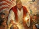 Luce divina e fedeli in preghiera, Trump come Gesù nell'immagine Ai postata su Truth