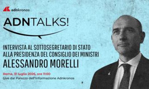 Alessandro Morelli domani all'Adnkronos per AdnTalks, diretta dalle 11 Alessandro Morelli domani all'Adnkronos per AdnTalks, diretta dalle 11