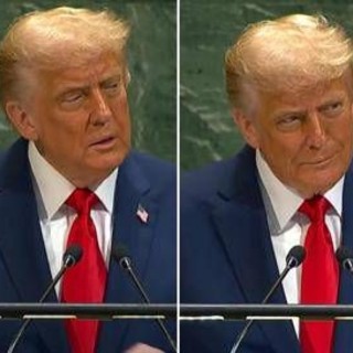 Trump all'Onu, subito un intoppo: &quot;Il gobbo non funziona&quot;