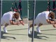 Sinner si allena, 'strano' esercizio a Wimbledon