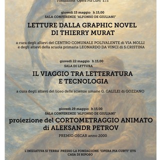 Il vecchio e il mare: tre appuntamenti alla “Opera Pia Curti” tra letteratura, immagini e tecnologia